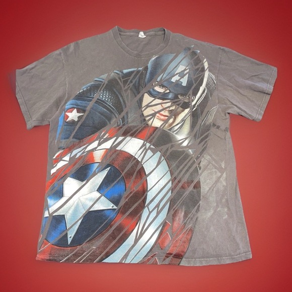 Delta Other - Vintage Marvel Avengers Captain America Delta Pro Weight T-Shirt - Size XL